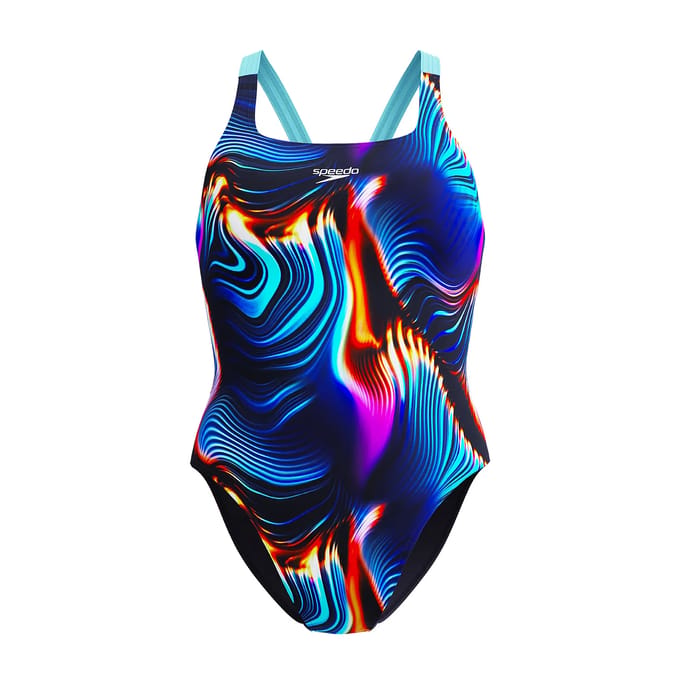 Dames zwempak uit 1 stuk Speedo End+ Dig Leaderb