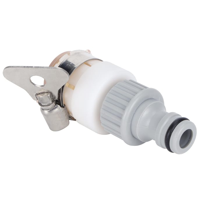 G1/2 G3/4 Tuinslang Connector Snelkoppeling Universele Adapter voor Autowas Irrigatie white