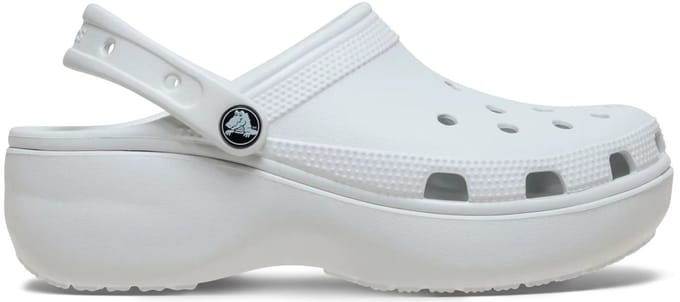 Crocs Classic Platform Clog voor Dames – Lichtgewicht Comfort Clogs – Model 206750-1NK (Wit)