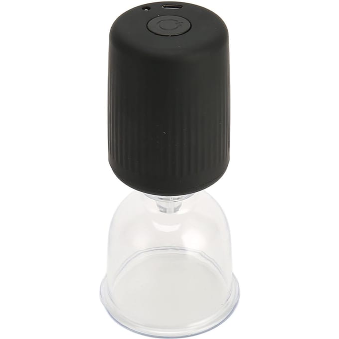 Intelligent Vacuüm Cupping Machine 6 Cups Verwarming Lichaam Meridiaanbaggering Elektrische Cupping Massager black