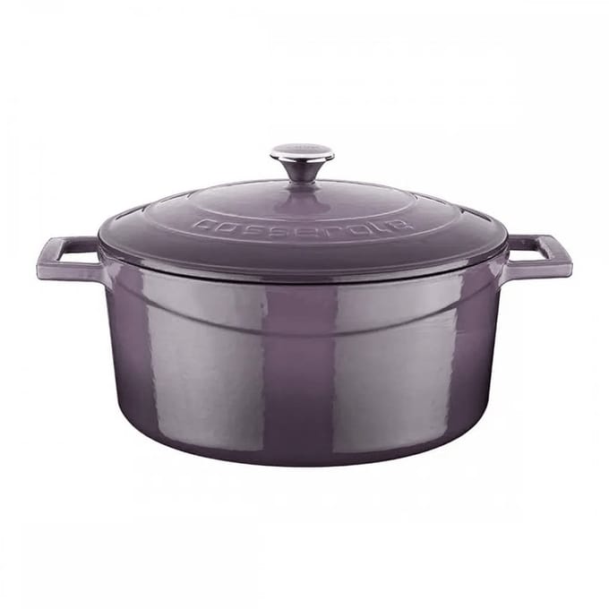 Lava Braadpan - 24 cm - 4.49 liter - Gietijzer - Paars