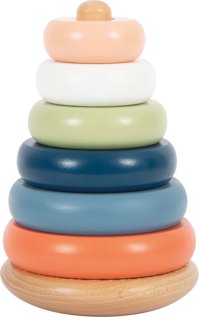 Small Foot - Wooden Stacking Tower Arctic 7 pcs.