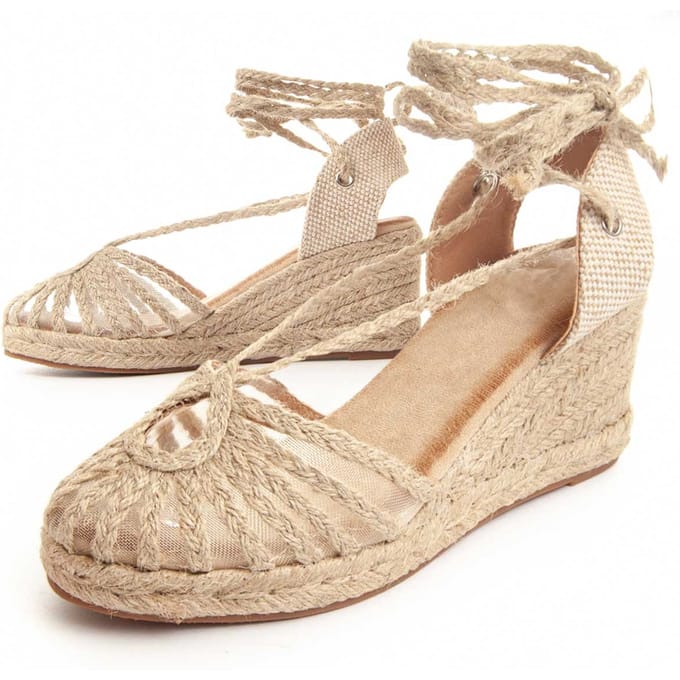 Espartowig voor Dames Montevita Cien 87285 39 beige