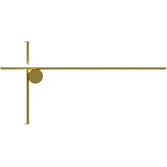 Flos - Coordinates 2 wandlamp - goud