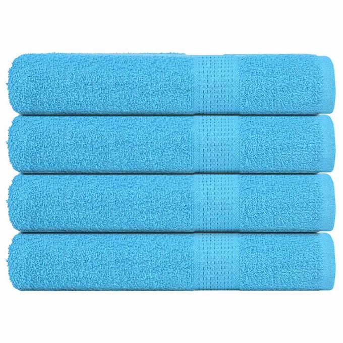 vidaXL - Saunahanddoeken - FROGN - 4 - st - 80x200 - cm - 360 - g/m² - turquoise