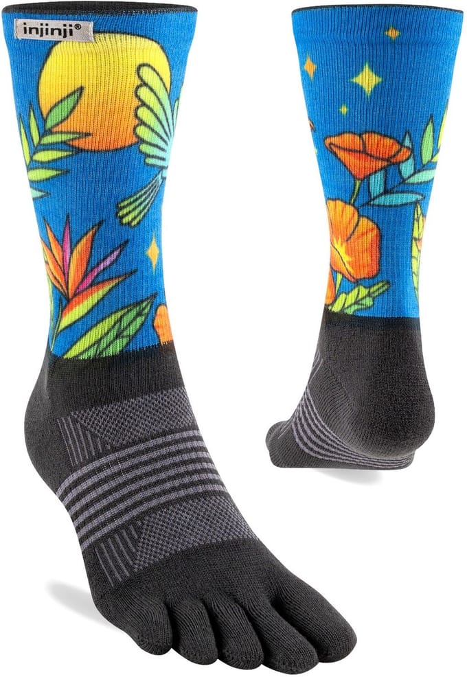 Injinji Women's Trail Midweight Crew - Kobaltblauw - 35-40
