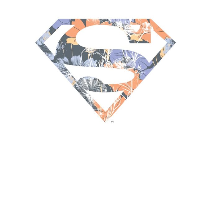 DC Originals Floral Superman T-shirt - Wit - S