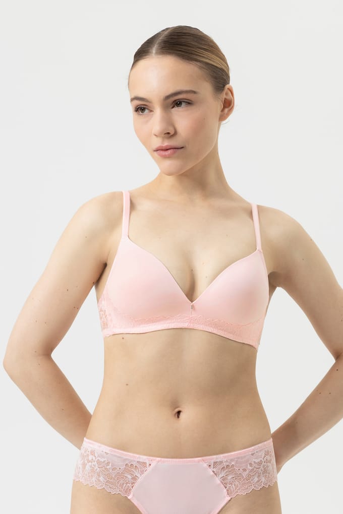 Bi-stretch beha, beugelloos Serie Luxurious Bonbon Pink
