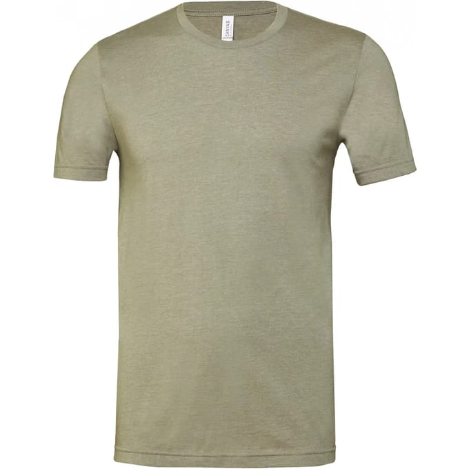 Bella+Canvas Unisex Heather CVC Short Sleeve Tee CV3001CVC - Heather Stone - XL