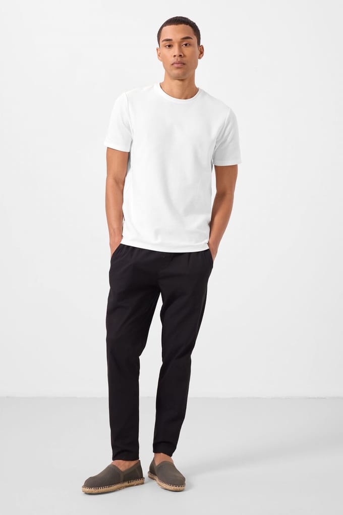 Heren rechte gabardine chino broeken