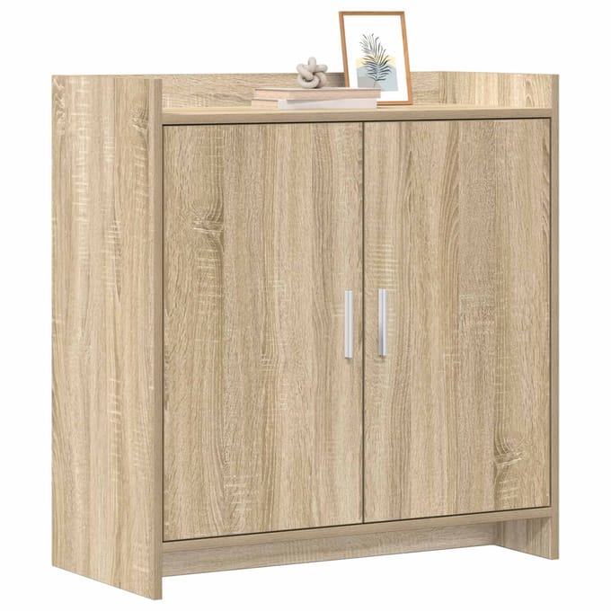 vidaXL - Dressoir - Sonoma - Eiken - 72 - x - 36 - x - 80 - cm - Bewerkt - hout