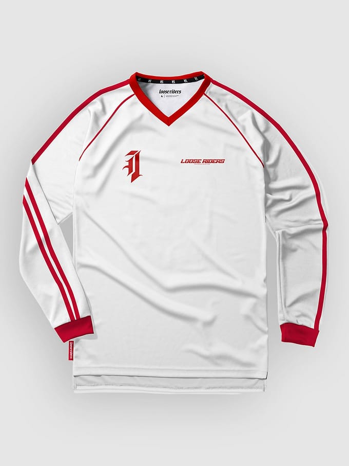 Loose Riders Base 1 Long Sleeve Jersey wit