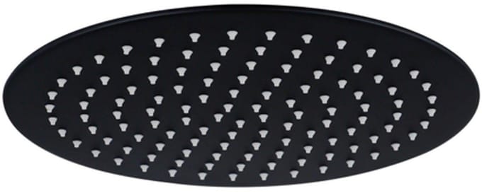 FugaFlow Eccelente Sobrado Badkamer Hoofddouche - 25cm - rond - 6mm - zwart mat