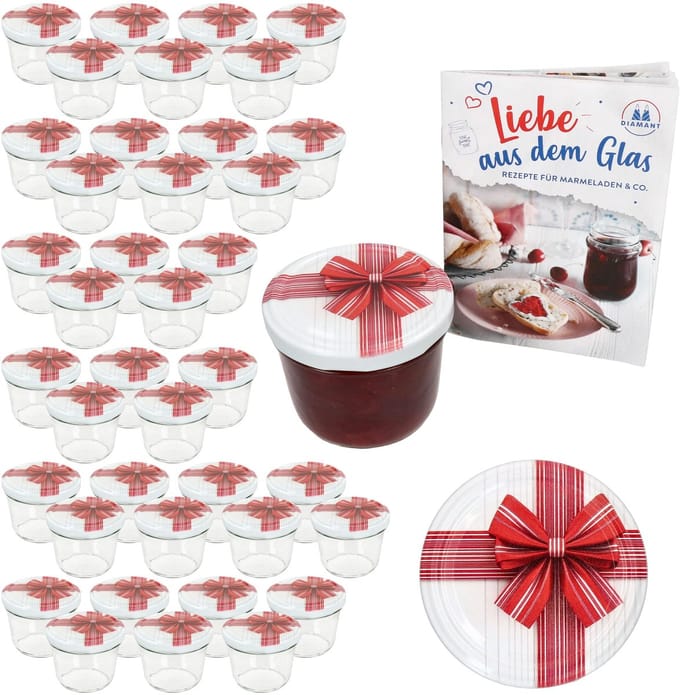 MamboCat Set van 40 bekers 230ml geschenkdeksel + receptenboekje