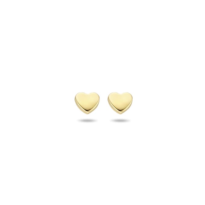 Sparkle14 Oorknoppen Hart 4,2 mm - Goud
