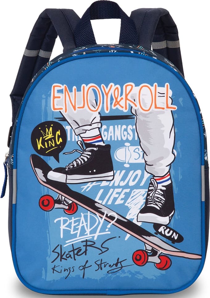Fabrizio Peuterrugzak, Enjoy & Roll - 29 x 23 x 10 cm - Polyester