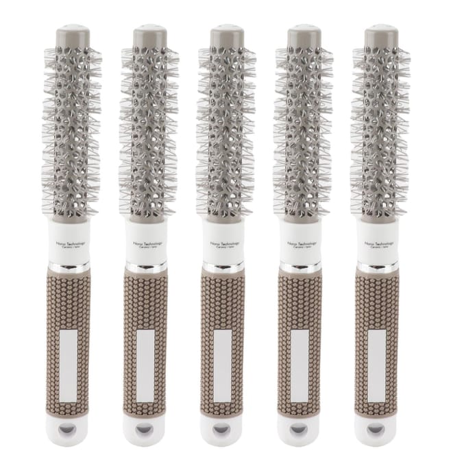 Professionele Haarstyling Borstels Hittebestendig Keramisch Ijzer Rond Kam (19 mm) gray