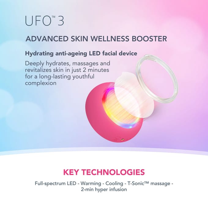 FOREO UFO™ 3 | 5-in-1 Deep Facial Hydration, Fuchsia