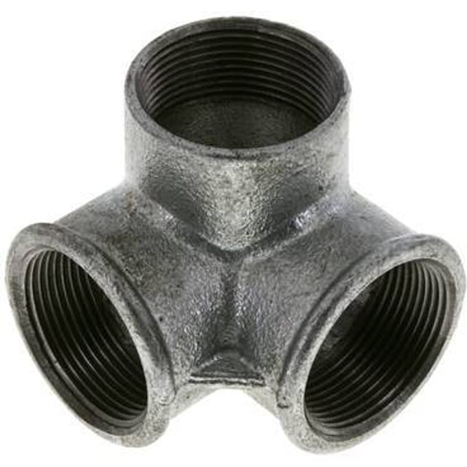 Verdeler 1 1/2'' Binnendraad smeedbaar gietijzer 25bar (351.25psi)