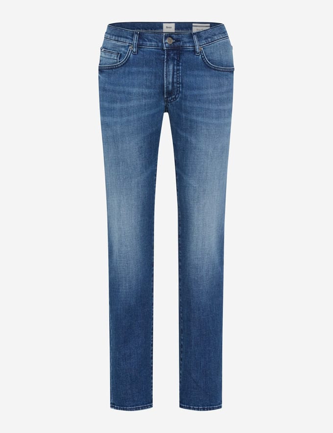 Brax Heren Jeans  Style CHUCK HERITAGE BLUE, denim blauw regular, maat 38/32
