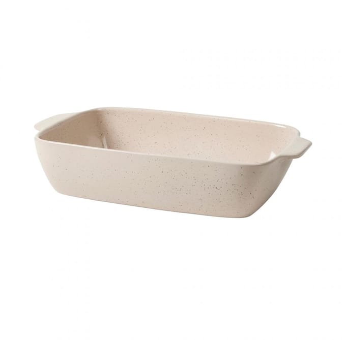 Broste Copenhagen Vig Ovenschaal Beige - 25,5 x 16,7 cm - Steengoed