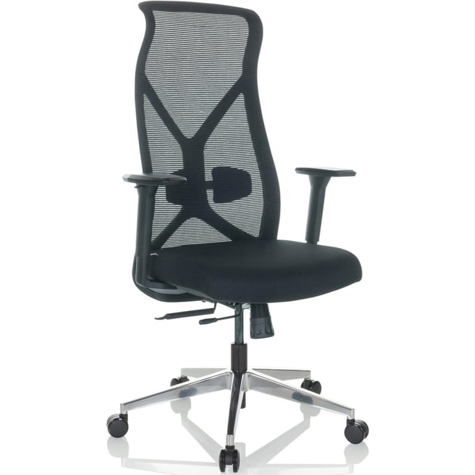 Bureaustoel AZURRO B Netstof / Stof zwart hjh OFFICE