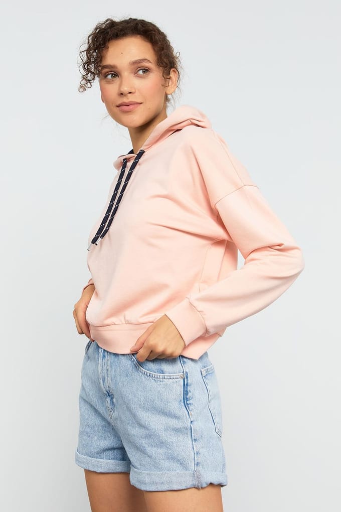 Ontspannen Hoodie Met Strikdetail