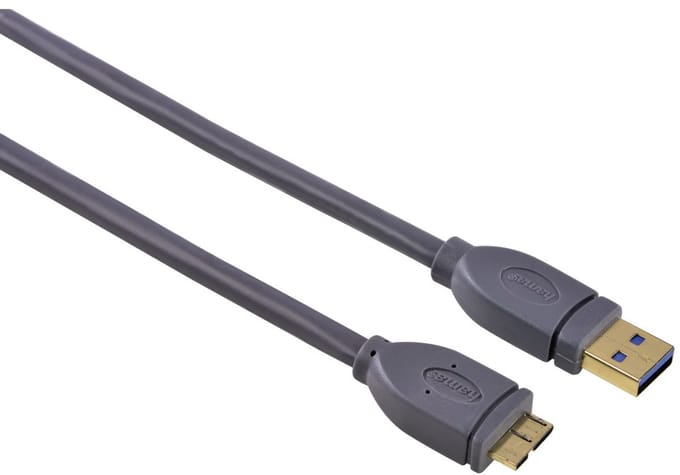 Hama 00125242 USB-kabel USB 3.2 Gen 1 (3.1 Gen 1) 0,75 m Micro-USB B USB A Grijs