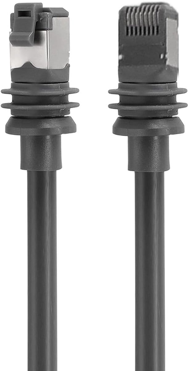 Verlengkabel Satelliet - Signaalkabel - Optimale Connectiviteit - IP68 Waterdicht - 5 Meter - Grijs