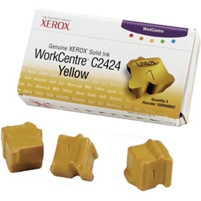 Xerox 108R00662 solid inkt geel 3 stuks (origineel)