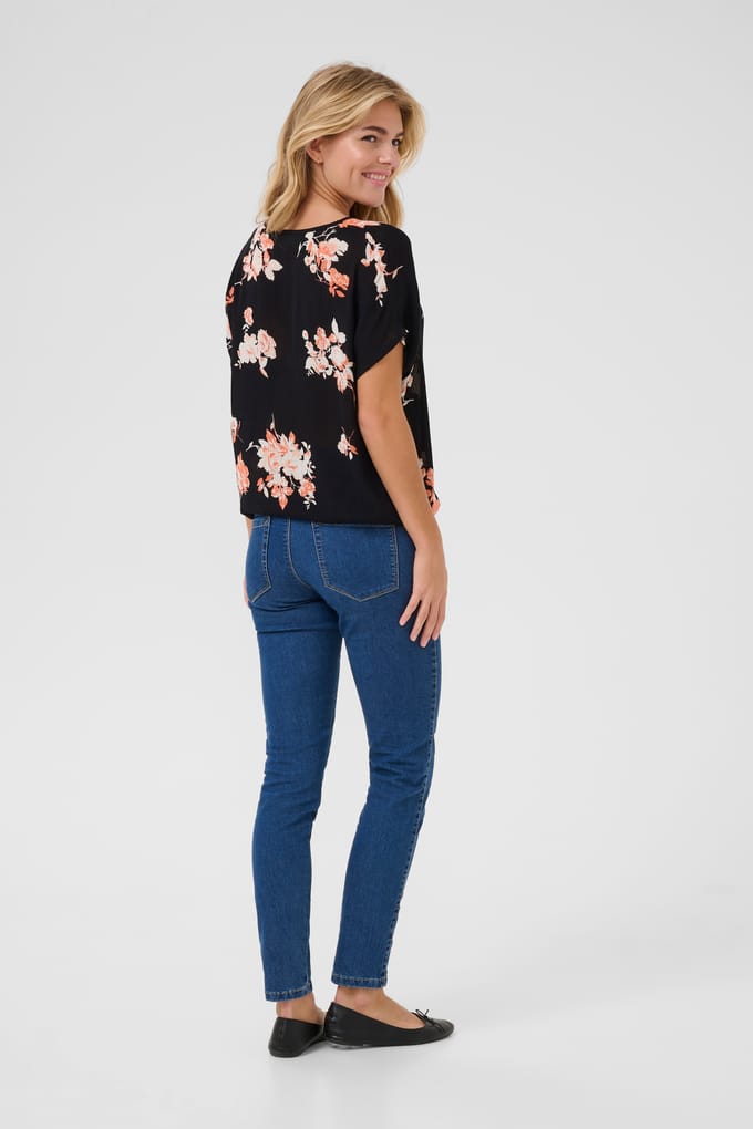 Vrouwenblouse KAFFE Amber Printed
