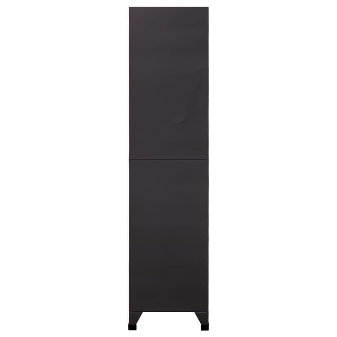 vidaXL - Lockerkast - 90x45x180 - cm - staal - antracietkleurig