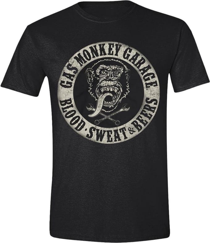 Gas Monkey Garage - Blood Sweat and Beers Men T-shirt - Black