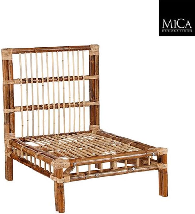 Mica Decorations Weldon Stoel - 60 x 78 x 78 cm - Bruin