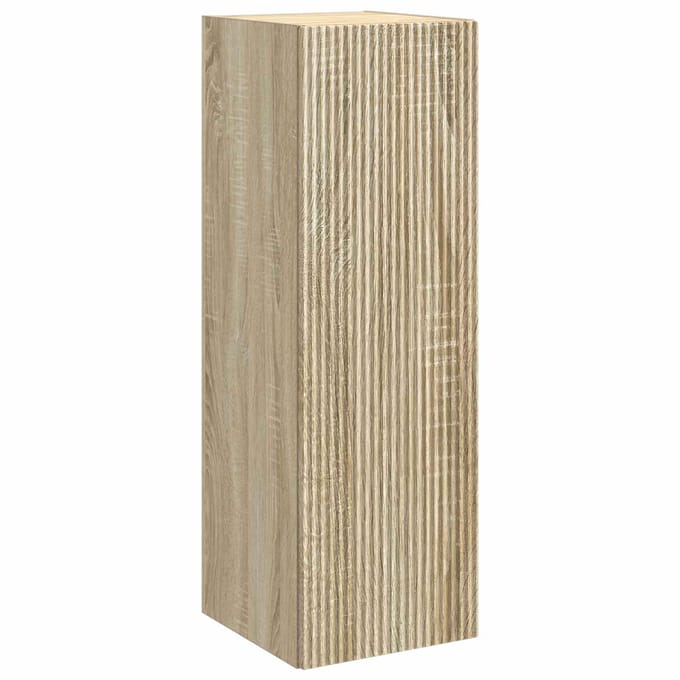 vidaXL - Wandgemonteerde - Badkamerkast - Sonoma - Eiken - 33 - x - 34,5 - x - 100 - cm