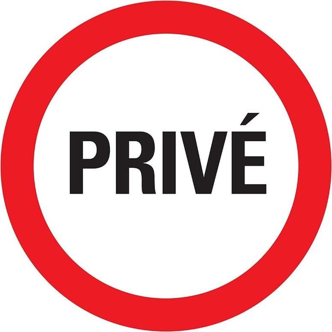 Pickup bord rond diameter 30 cm - Privé