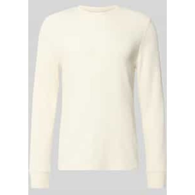 shirt met lange mouwen met riblook