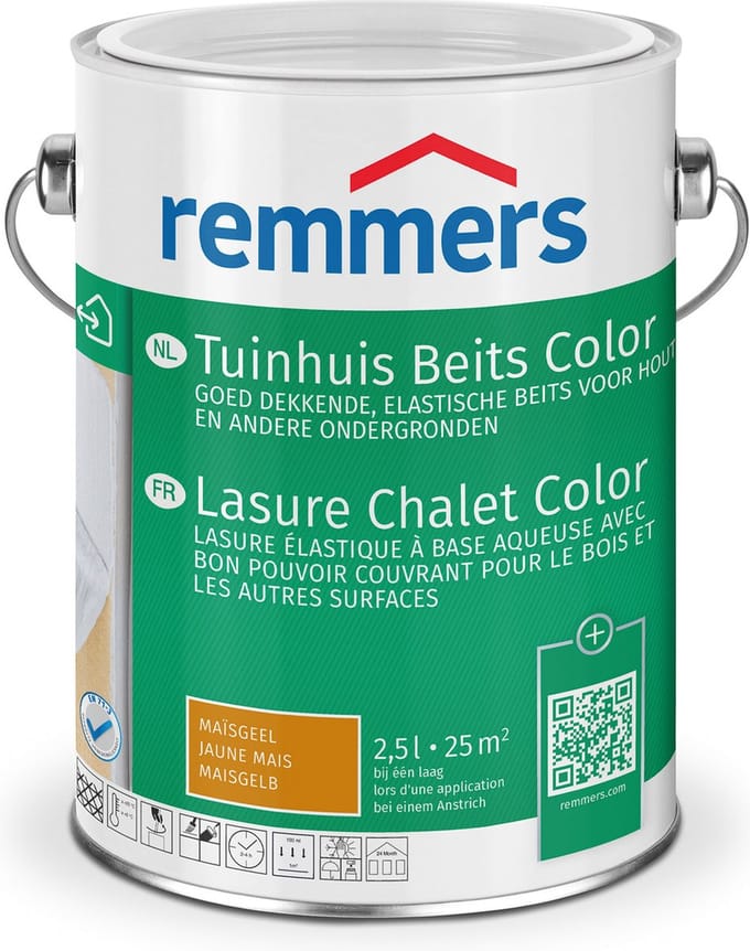 Remmers Tuinhuis Beits Color 2,5L Maisgeel