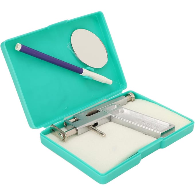 Oorpiercingpistool, professioneel, pijnloos, herbruikbaar en veilig oorpiercingapparaat voor thuisgebruik. blue