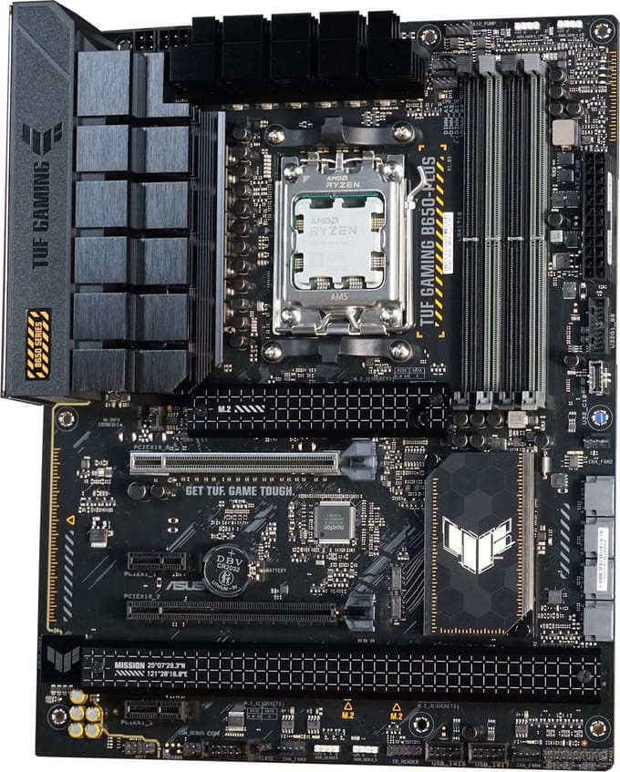 Azerty Combokit ASUS 7700 - Combokit - AMD Ryzen 7 7700 - ASUS TUF Gaming B650-Plus WiFi