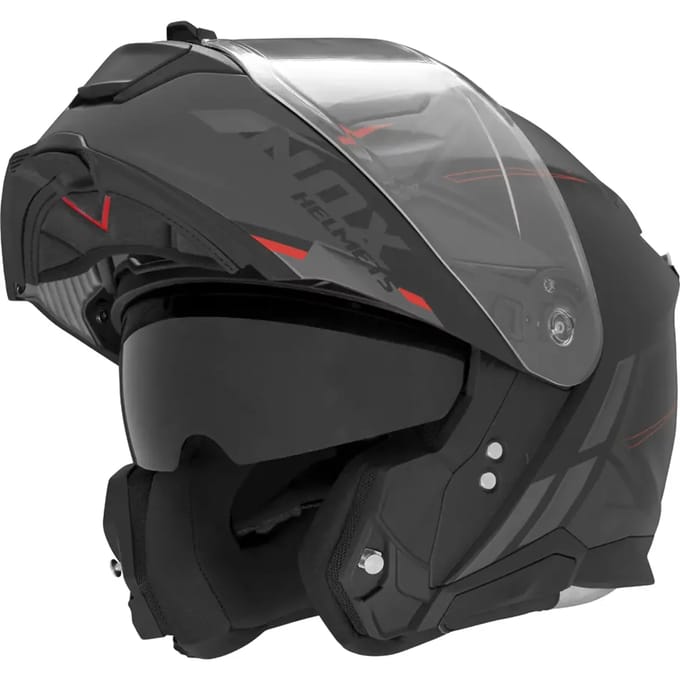 Modulaire motorhelm Nox N967 Synchro