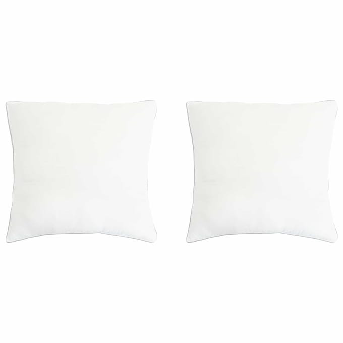 vidaXL - Hoofdkussen - 2 - st - 60 - x - 60 - cm - Bamboevezel - Wit