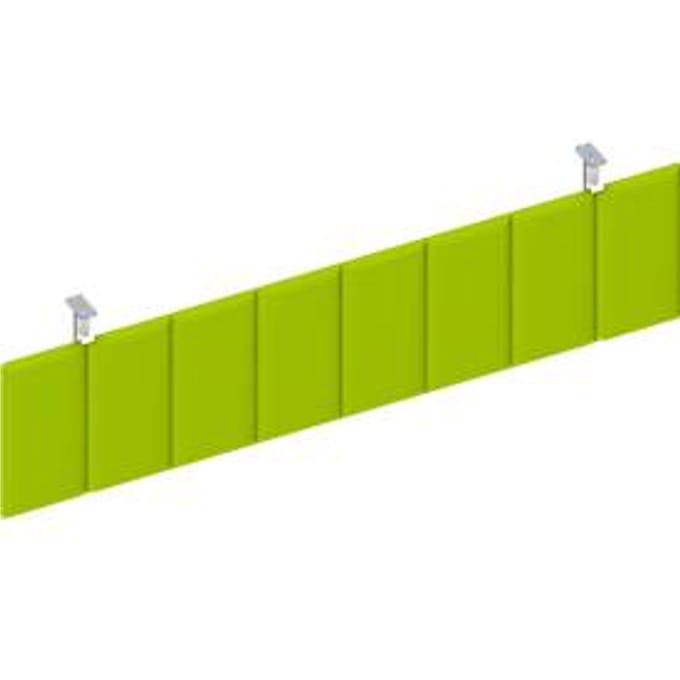 Frontpaneel bureau onder, groen, B 1600 mm