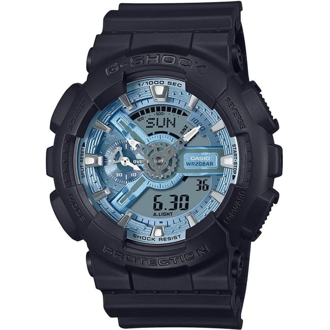Casio G-shock Heren Zwarte Horloge GA-110CD-1A2ER