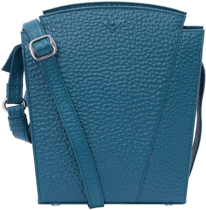 Voi Hirsch Darlene Mini tas Schoudertas Leder 17 cm - Dames - petrol