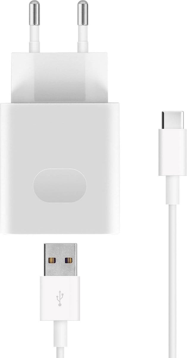 Huawei SuperCharge Adapter 4.5V/5A (EU) met USB-C kabel - Wit