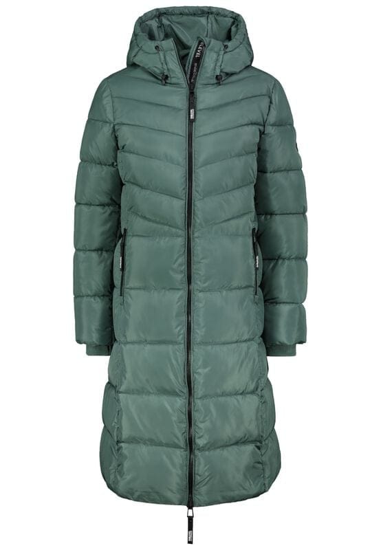 Sublevel Winterjas - LONG PUFFER COAT - S tot XXL - voor Vrouwen - groen