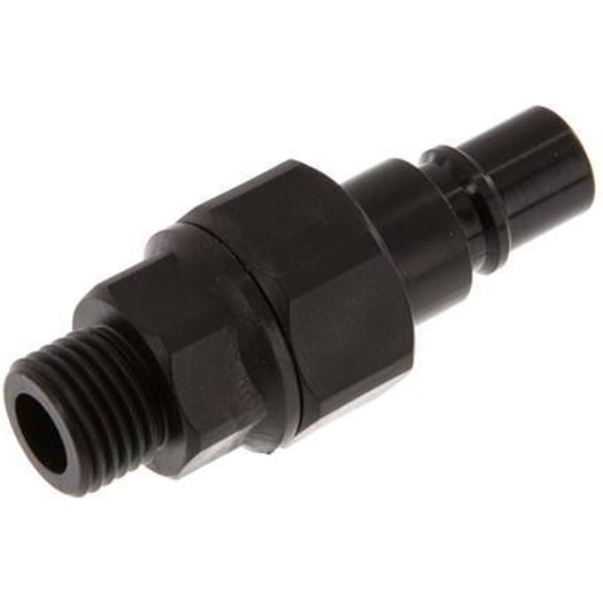 POM DN 7.2 Koppeling Insteeknippel G 1/4 inch Buitendraad Dubbele afsluiting
