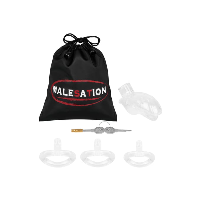 Malesation - Kuisheidskooi transparant incl Slot