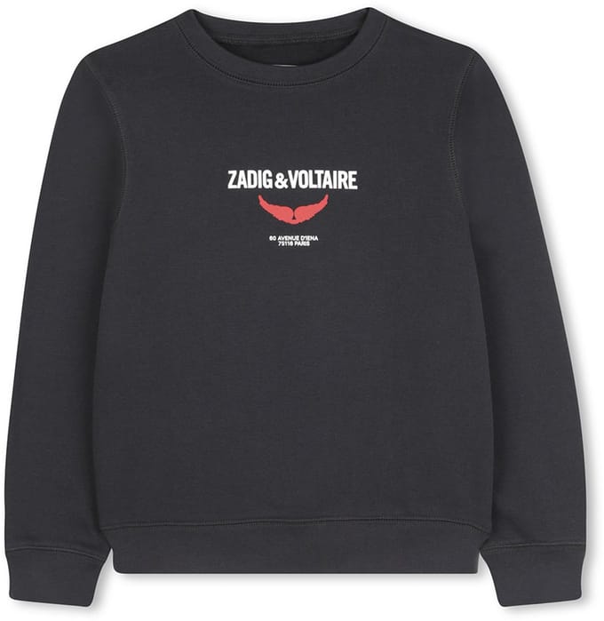 Zadig & Voltaire X60465 Sweatshirt Grijs 4 Years Kinderen
